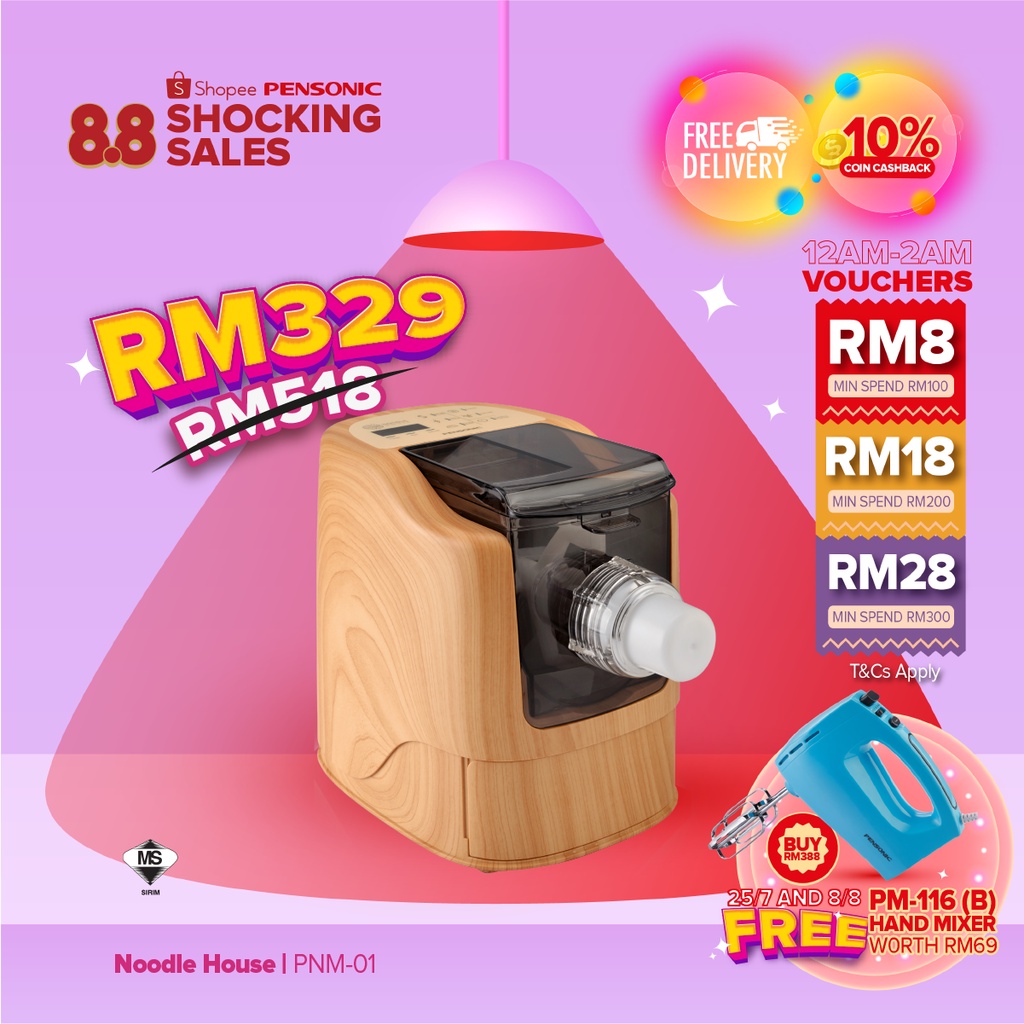 Pensonic Noodle House Noodle maker 13 mold PNM01